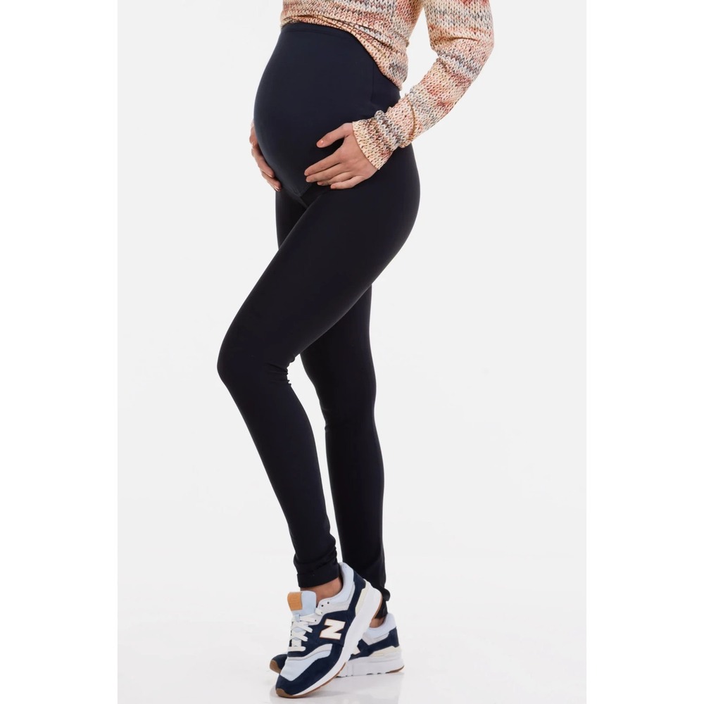 NWT Spanx EcoCare Mama Legging Maternity 1X Black Stretch High Rise Seamless